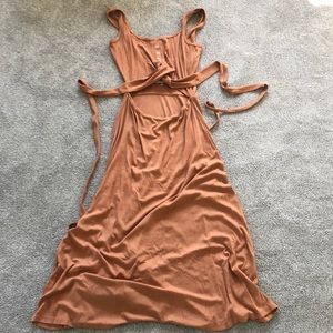 Burnt orange dress